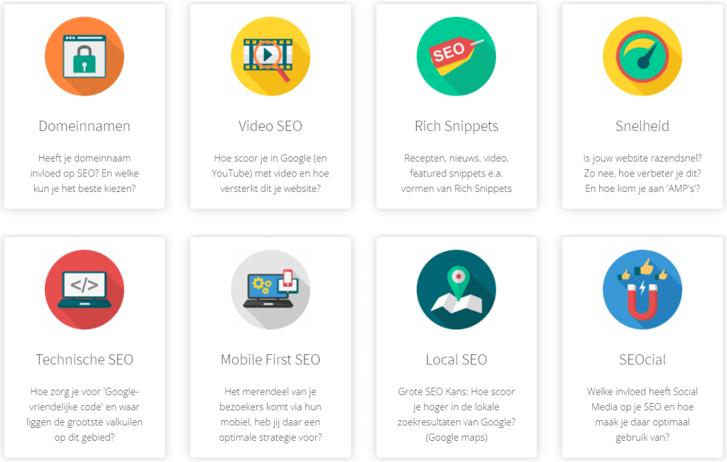 Meester in SEO cursus - Onderwerpen 2-3-min