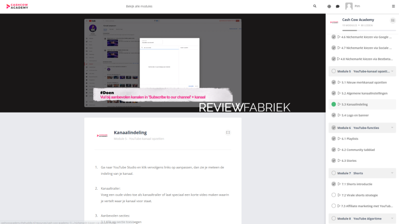 Cash Cow Academy Review Module 5