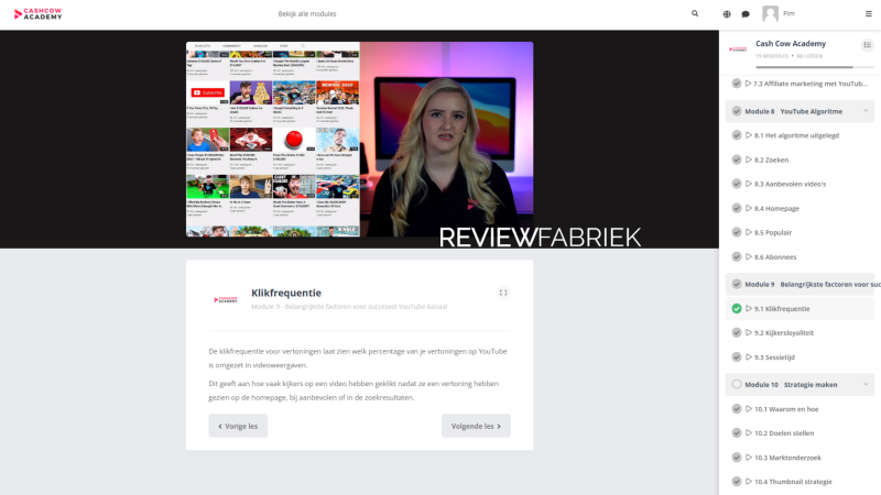 Cash Cow Academy Review Module 9